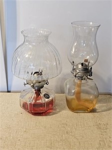2-MODERN OIL LAMPS
