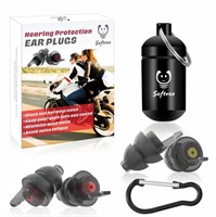 Motorcycle Ear Plugs 2 Pairs, Wind Noise Reduction