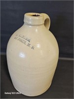 Vintage D. Breeze St. John N.B. handled crock jug