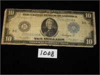 Series 1914 $10.00 Federal Reserve Note…An ea