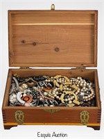 Box filled with Unsearched Costume Jewelry
