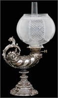 Silver Plated Bronze Aladdin Lamp