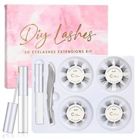ndividual Lashes Clusters-Soft Cotton