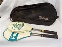 (2) Vintage Tennis Rackets Wilson & MacGregor