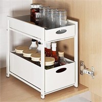 Under Sink Storage 2 Tier Pull-Out Home Organizers