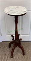 Beautiful antique round top marble stand