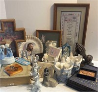 Religious Figures, Plaques, and More