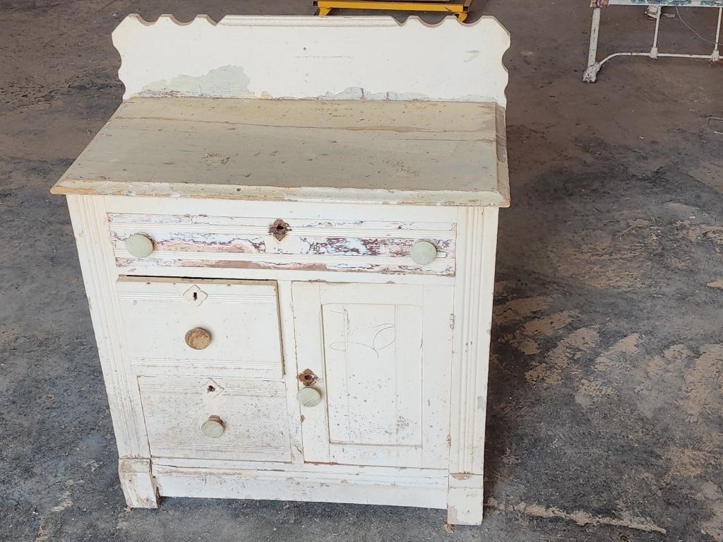 Painted Victorian Washstand