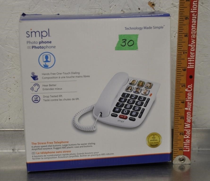 Simpl photo phone, open box