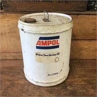 Ampol Super Two Stroke 5 Litre Oil Drum