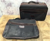 Small Soft Suitcase & Garment Bag