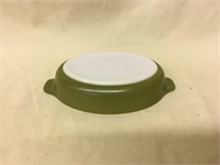 Pyrex 10 oz OLIVE GREEN Oval Baking Dish #700