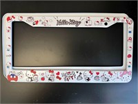 HELLO KITTY LICENCE PLATE COVER