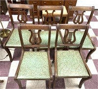 5 vintage chairs