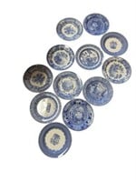 12- The Spode Blue Room collection plates