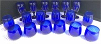 Libbey Elegant Cobalt Blue Glassware & more