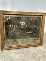 Paul Masson Brandy framed mirror