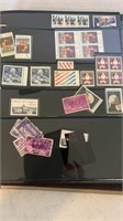 Binder of new and used postal stamps