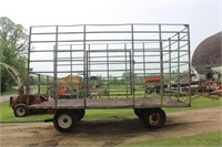 Steel Rack Hay Wagon