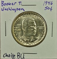 1946 Booker T. Washington Commem Half Dollar Ch BU