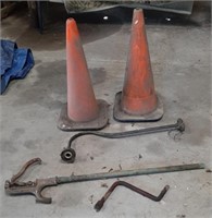 Parking Cones, Hydrant, Hand Crank, etc