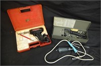 Pair of Soldering Tools in Cases