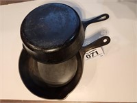 Cast iron pan #8 & 9" pan