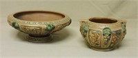 Roseville "Florentine" Pottery Bowls.