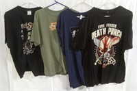 (FW) Concert t-shirts including Bob Seger,