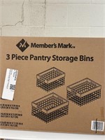 MM 3 pc pantry storage bins
