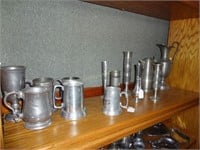 Tankers, Pewter Bases, & Pitchers