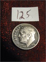 1956 D Roosevelt Dime 90% Silver
