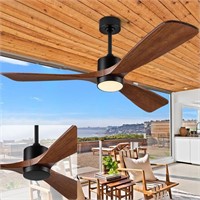 Eliora Ceiling Fan, 60 inch, 3 Solid Wood