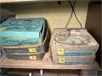(5) Boxes of Glassware Snack Sets