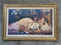 Mother & Child by Lord Frederic Leighton Art Print