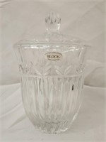 Block Hand Crafted 24% Full Lead Crystal Jar