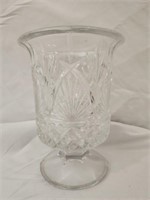 Heavy Crystal Glass Vase