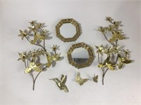 Lot: decorative metal items