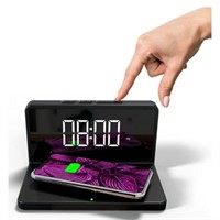 Premier LED Alarm Clock and Wireless Phone Charger