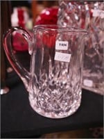 Waterford crystal 6 1/2" pitcher, Lismore pattern