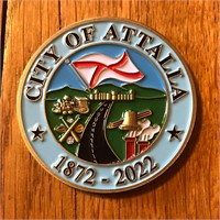 2022 City of Attalla, Alabama Commemorative Coin