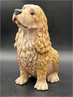 Vintage Homco 12" Honey Brown Cocker Spaniel