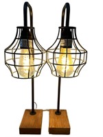 Industrial Steampunk Table Desk Lamps & Bulbs