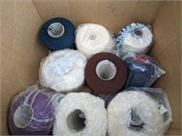 Spools of Specialty Yarn - Yak, Wool, Silk, Etc