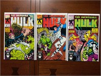 Marvel Comics 3 piece Incredible Hulk 385-387