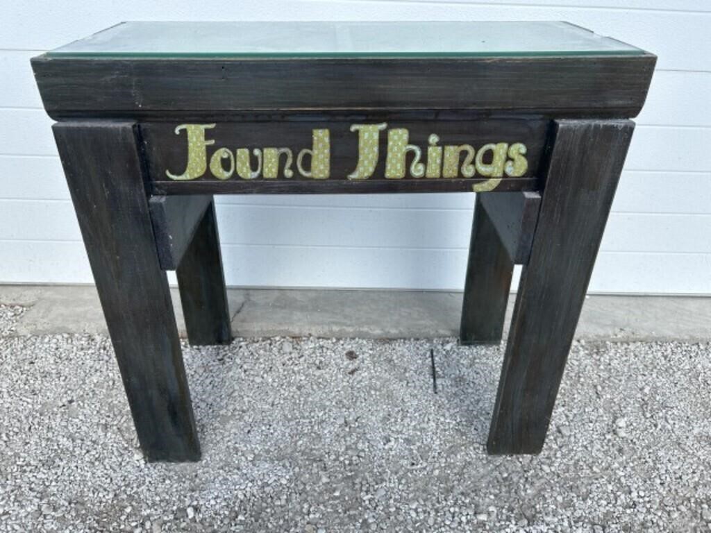 Found Things Table