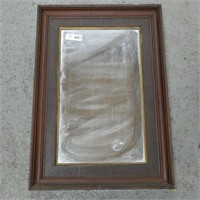 Wood Framed Hanging Mirror