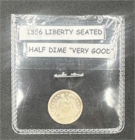 1856 Liberty Seated Dime - VG
