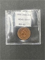1905 Indian Head Cent MS-63