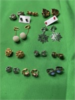 13 pairs of earrings